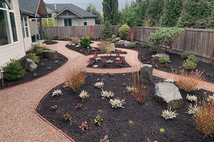 Walkway and Garden