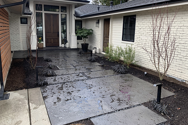 Paved Front Walk