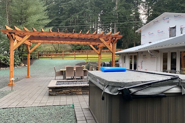 Pergola and Pavers