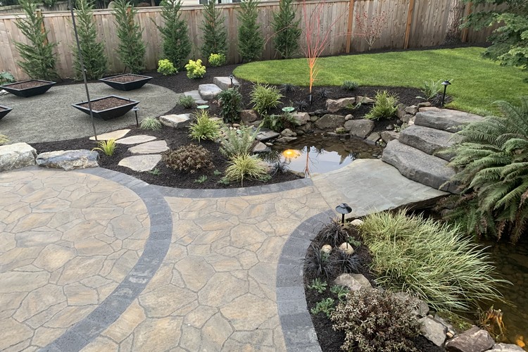 Stone Pavers Garden Renovation